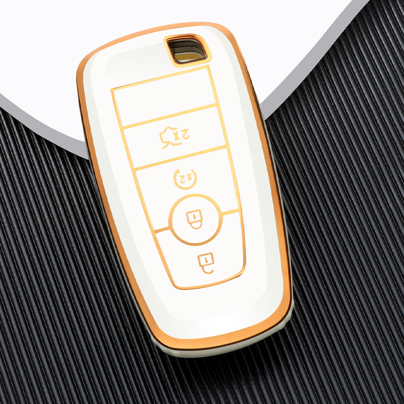 Case for Ford Edge, Fusion, Mustang, Explorer, F150, F250, F350, Ecosport (4 Buttons)