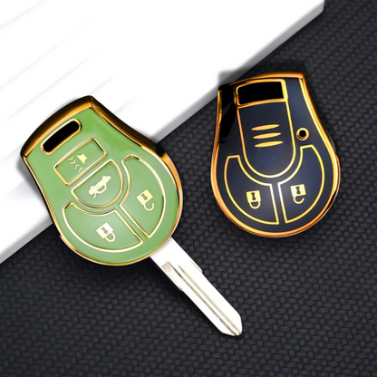 Case for Nissan Juke, Micra, Qashqai, March, Rogue, Maxima, Terrano, Cube, Pathfinder, Altima, Sentra, Tiida (4 Button)