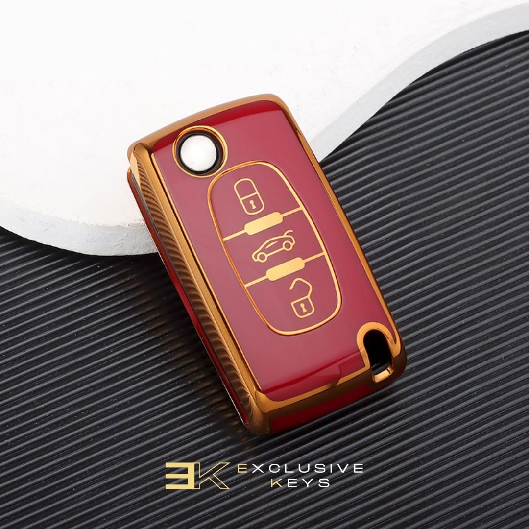Case for Peugeot 107, 207, 307, 308, 407, 607, 3008, 5008 (3 Buttons)