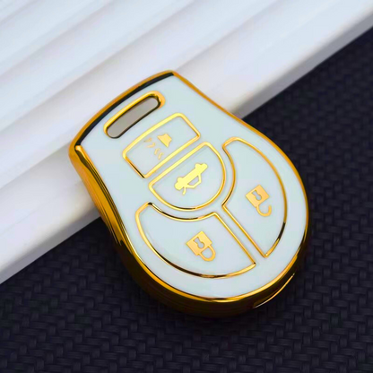 Case for Nissan Juke, Micra, Qashqai, March, Rogue, Maxima, Terrano, Cube, Pathfinder, Altima, Sentra, Tiida (4 Button)