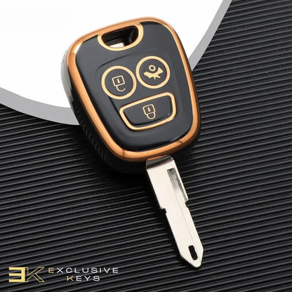 Case for Peugeot 106, 107, 206, 207, 306, 307, 406, 407 (3 Buttons)