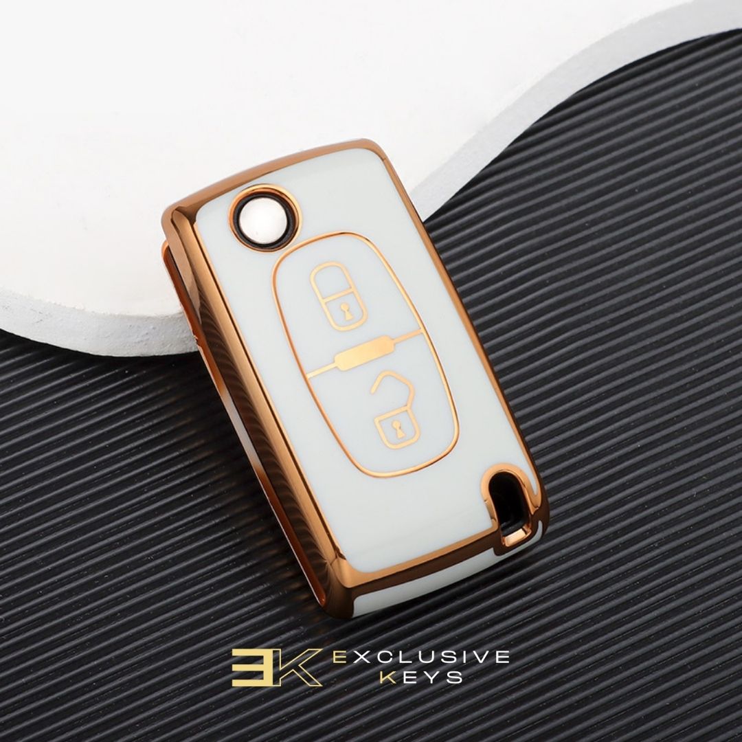 Case for Peugeot 107, 207, 307, 308, 407, 607, 3008, 5008 (2 Buttons)