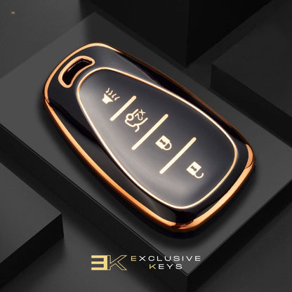 Case for Chevrolet Chevy, Camaro, Cruze, Malibu, Sonic, Volt, Tracker, Spark, Bolt y Trax (4 Buttons)
