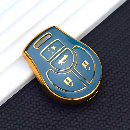 Case for Nissan Juke, Micra, Qashqai, March, Rogue, Maxima, Terrano, Cube, Pathfinder, Altima, Sentra, Tiida (4 Button)