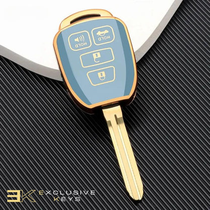 Case for Toyota Prius, Corolla, Yaris, Avensis, Camry y RAV4 (4 buttons) (2012, 2013, 2014, 2015, 2016, 2017, 2018)