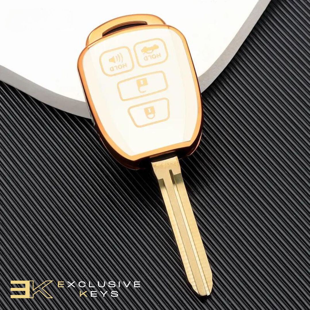 Case for Toyota Prius, Corolla, Yaris, Avensis, Camry y RAV4 (4 buttons) (2012, 2013, 2014, 2015, 2016, 2017, 2018)