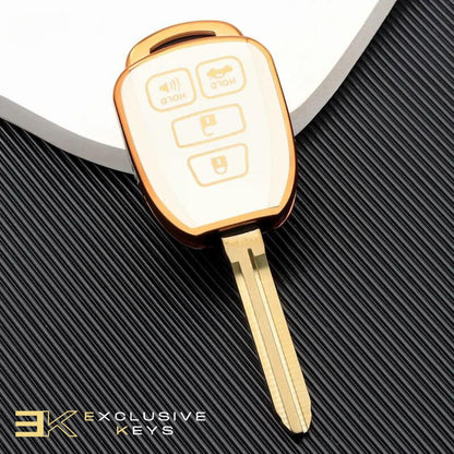 Case for Toyota Prius, Corolla, Yaris, Avensis, Camry y RAV4 (4 buttons) (2012, 2013, 2014, 2015, 2016, 2017, 2018)