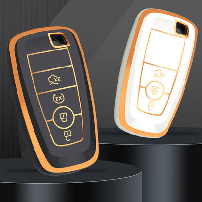 Case for Ford Edge, Fusion, Mustang, Explorer, F150, F250, F350, Ecosport (4 Buttons)