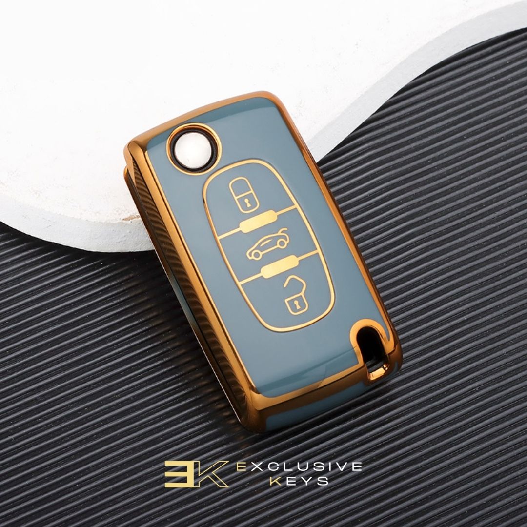 Case for Peugeot 107, 207, 307, 308, 407, 607, 3008, 5008 (3 Buttons)