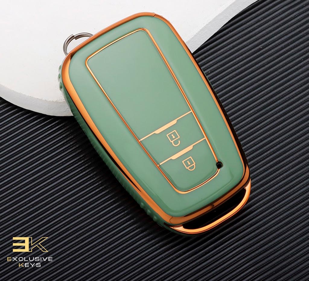 Case for Toyota Corolla, Prius, Camry, CHR, C-HR, RAV4, Altis, Land Cruiser, Prado (2 Buttons)