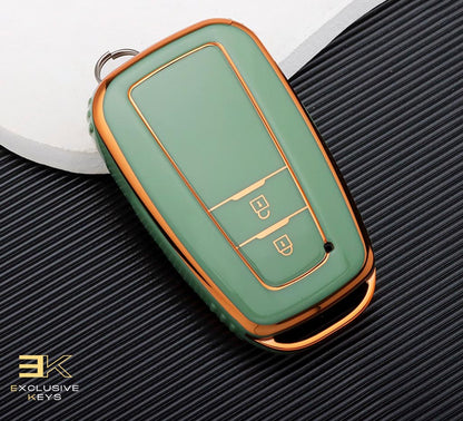 Case for Toyota Corolla, Prius, Camry, CHR, C-HR, RAV4, Altis, Land Cruiser, Prado (2 Buttons)