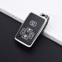 5 Buttons - Black & Silver