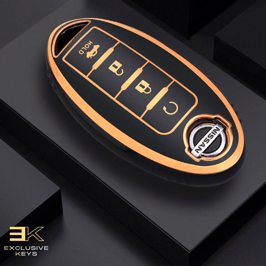 Case for Nissan Qashqai, X-Trail, T31, T32, Juke, J10, J11 Tiida, Altima, Pathfinder (4 buttons)