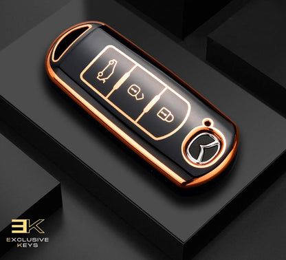 Case for Mazda 2, 3, 5, 6, BL, BM, GJ, Atenza, Axela, Demio, CX-3, CX3, CX-5, CX5, CX7, CX-9, CX8 (3 Buttons)