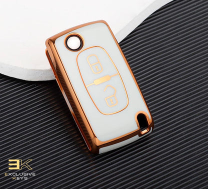 Case for Citroën (2 Buttons) Xsara, Picasso C3, C5, C6, C8, C4 Aircross