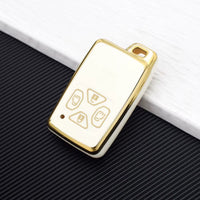 4 Buttons - White & Gold