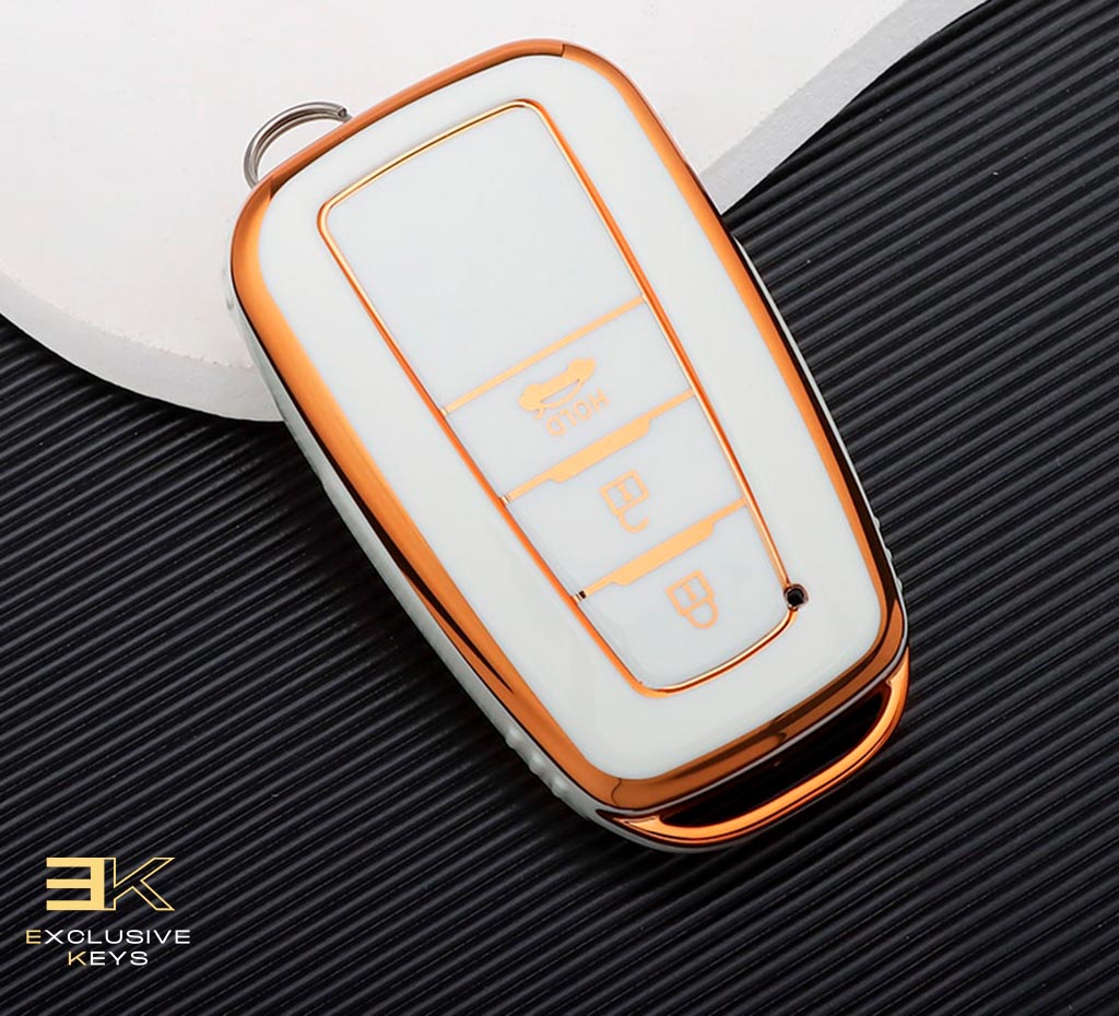 Case for Toyota Corolla, Prius, Camry, CHR, C-HR, RAV4, Altis, Land Cruiser y Prado (3 Buttons)